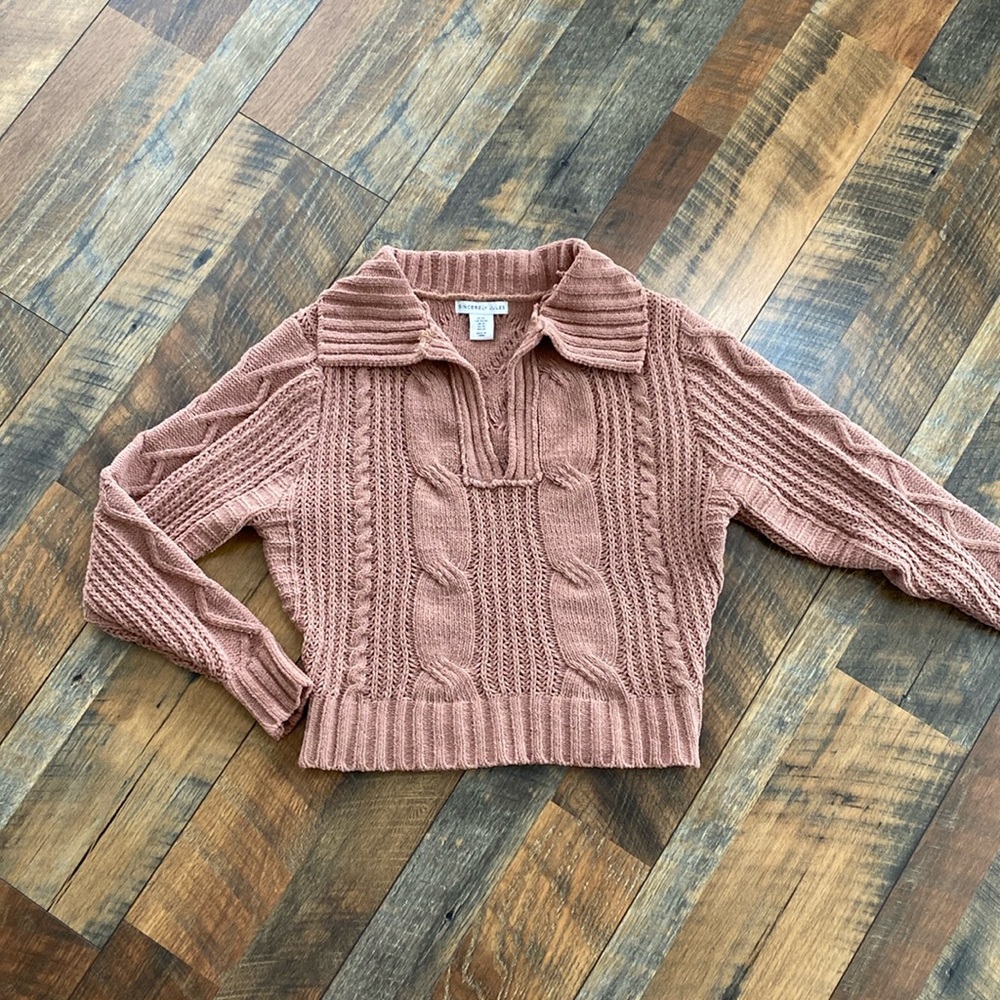 Soft crop sweater
